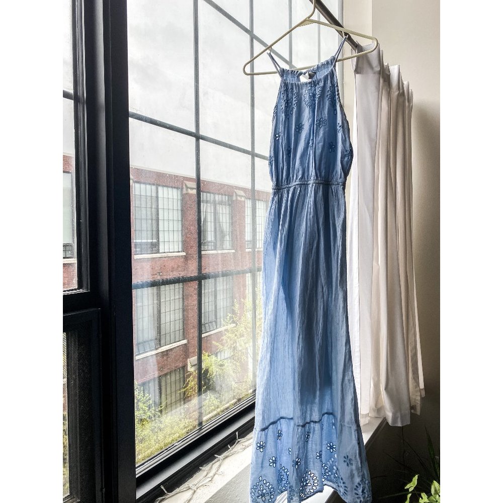 Light blue maxi dress